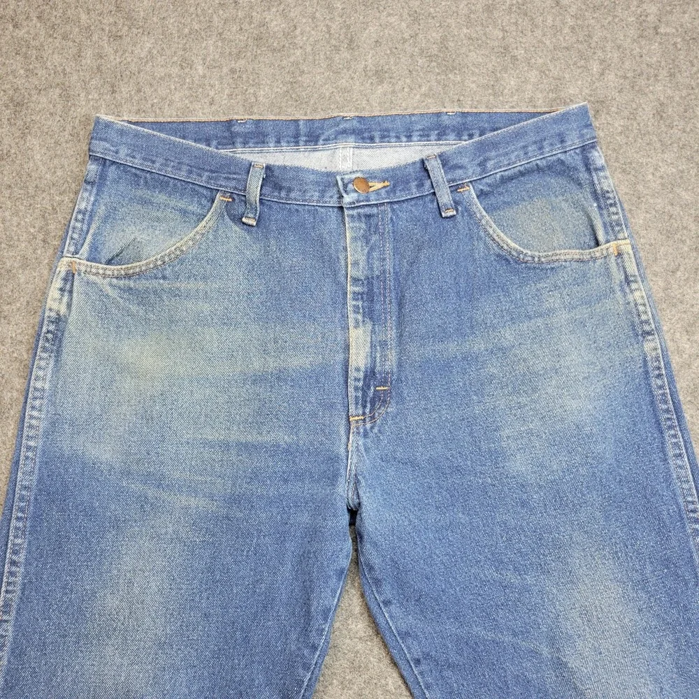 Rustler Jeans Mens 38x30 Blue Denim Stretch Y2k Boho Streetwear Grunge Americana